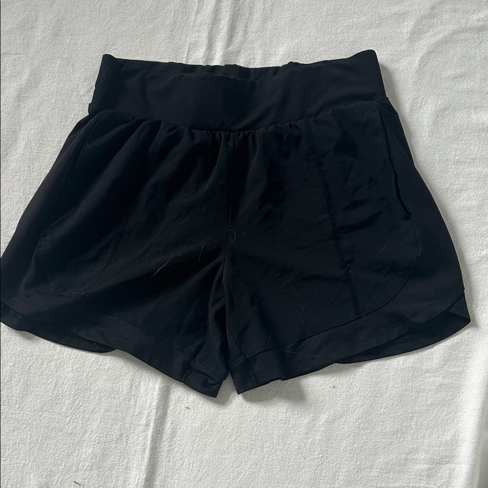 Black Running Shorts